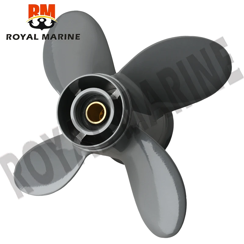 Hélice 9 1/4X10 para fueraborda Honda y Yamaha BF8D BF9.9D BF9.9 BF15A BF15D BF20 8 estrías 58134-ZV4-010AH