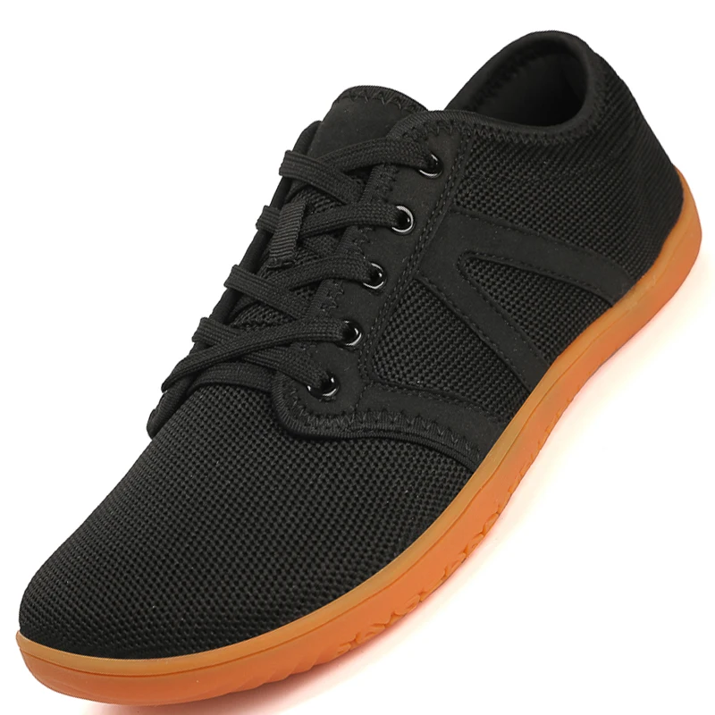 Zapatos deportivos informales para hombre, zapatos descalzos minimalistas para entrenamiento cruzado, zapatos para caminar con punta ancha, zapatillas para correr con suela de caída cero