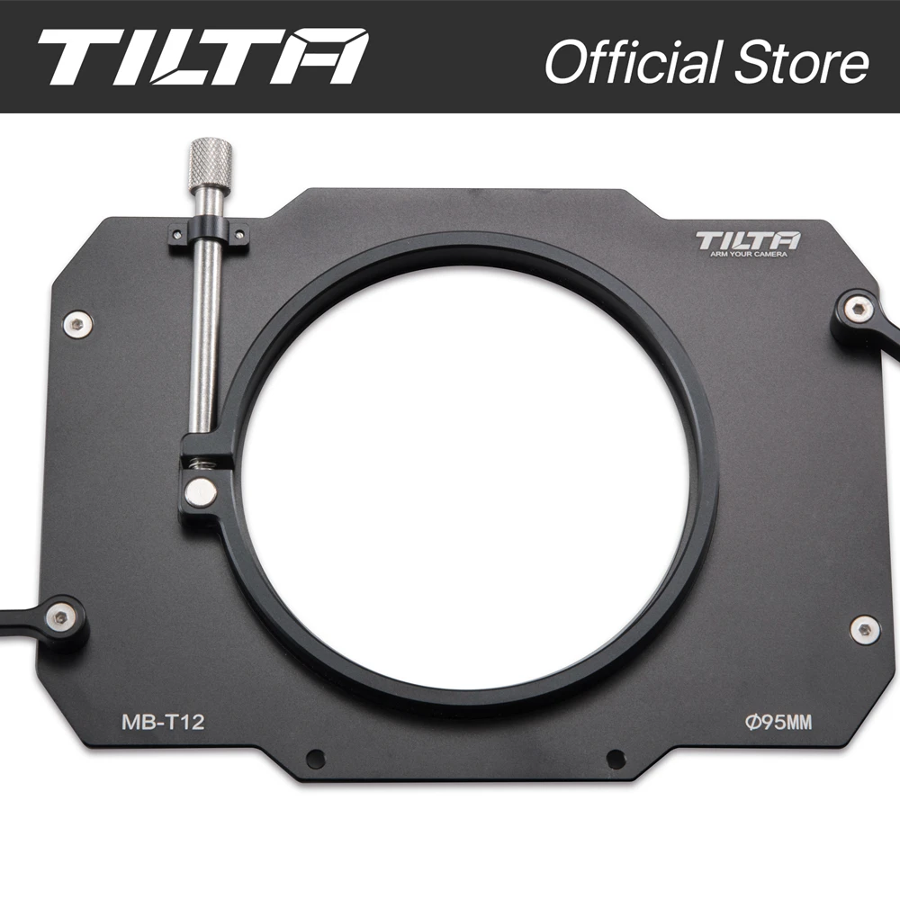 TILTA MB-T12 Caja mate de fibra de carbono 4 × 5,65 (aprazadera) con respaldo único para plataforma de soporte de varilla de 15 mm para DSLR 5D4 RED ARRI SONY