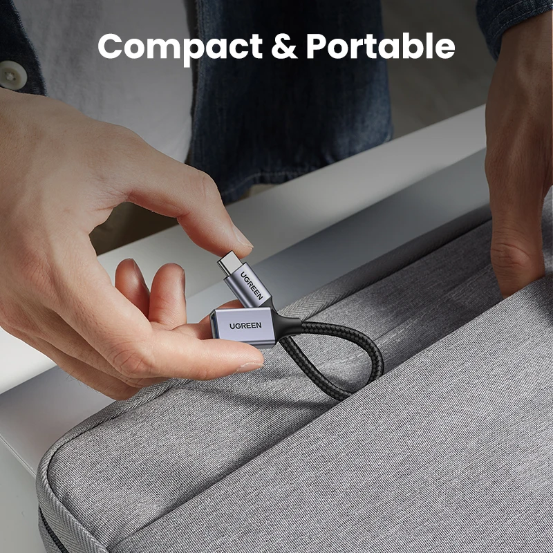 UGREEN-Adaptador USB tipo C a USB 3,0 OTG, Conector de Cable de datos para Samsung Galaxy 10, MacBook Pro 2019