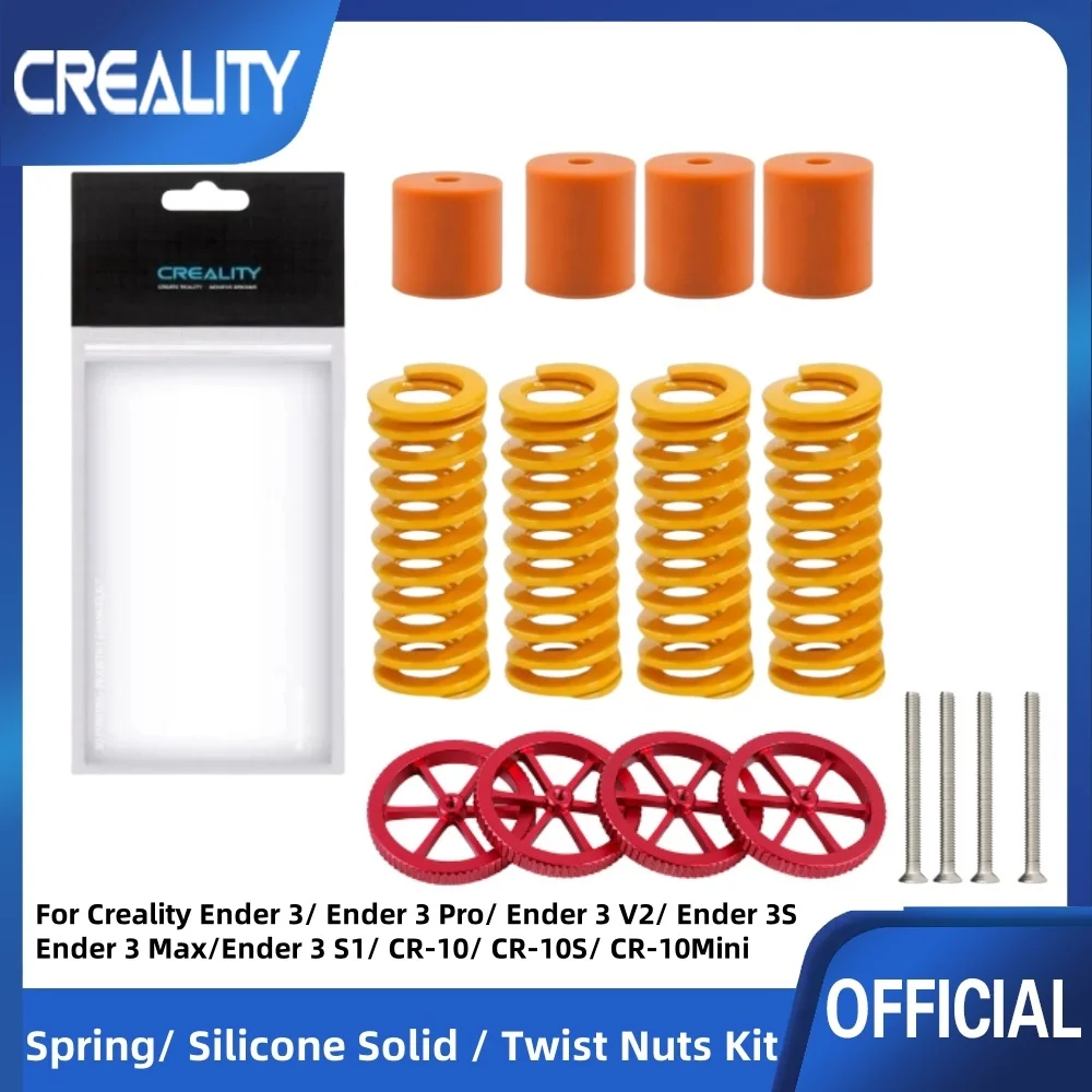Actualización de resortes Creality Ender 3 Pro, resortes de cama de impresora 3D, resortes de nivelación de cama Under 3 compatibles con la serie Ender 3/CR-10