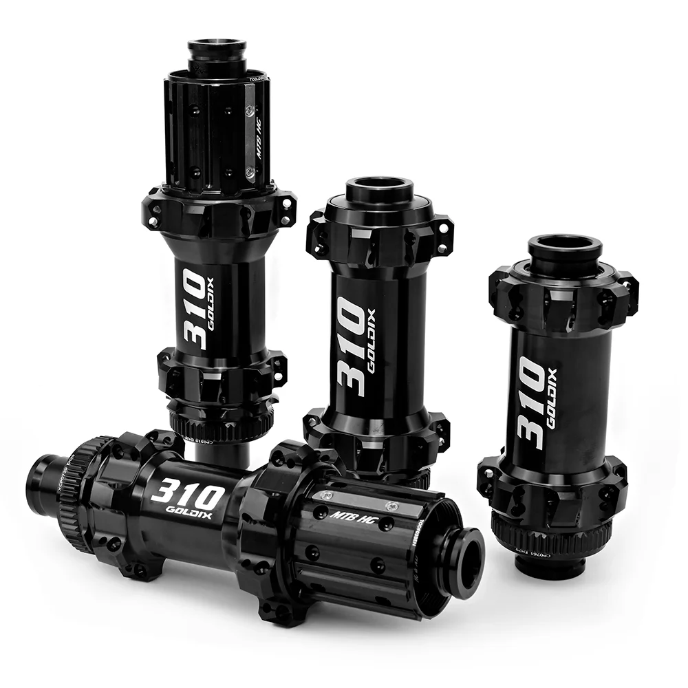 GOLDIX GDX310-trinquete de freno de disco para bicicleta de montaña, 28H, Naben, bloqueo central, 36T, delantero, 110x15, trasero, 148x12mm, ultraligero