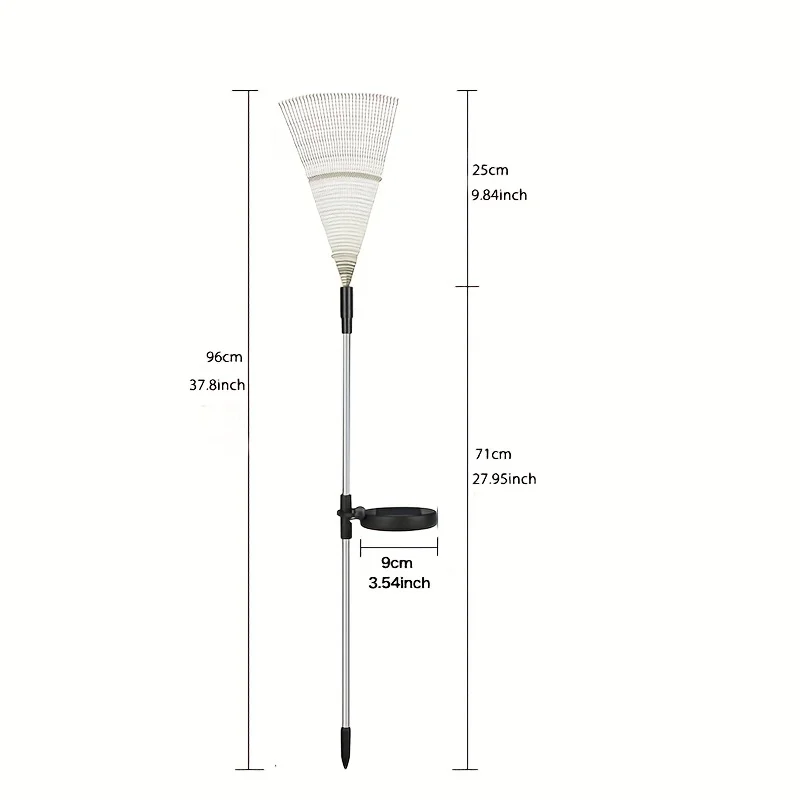 1 paquete de luces solares para jardín con forma de fuegos artificiales, luces solares IP65 para jardín, luces de hadas para patio, jardín, decoración de iluminación navideña