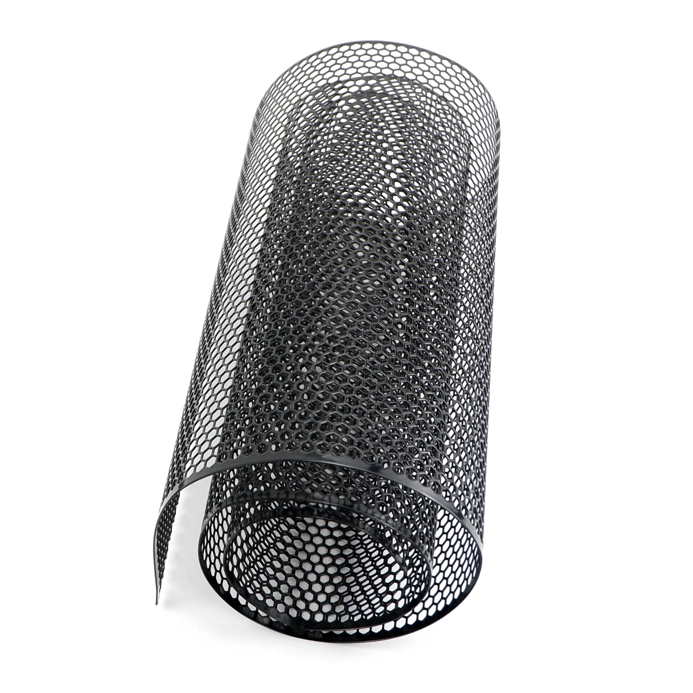 Rejilla de aluminio de 100cm x 33cm, cubierta de rejilla de malla para parachoques de coche, guardabarros, rejilla de ventilación, rejilla de ventilación, agujero hexagonal de 6mm, bricolaje