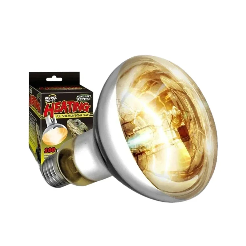 Nomoy 110 220V UVA + UVB mascota gateando tortuga lagarto calefacción suplemento de calcio lámpara bronceadora lámpara solar de espectro completo