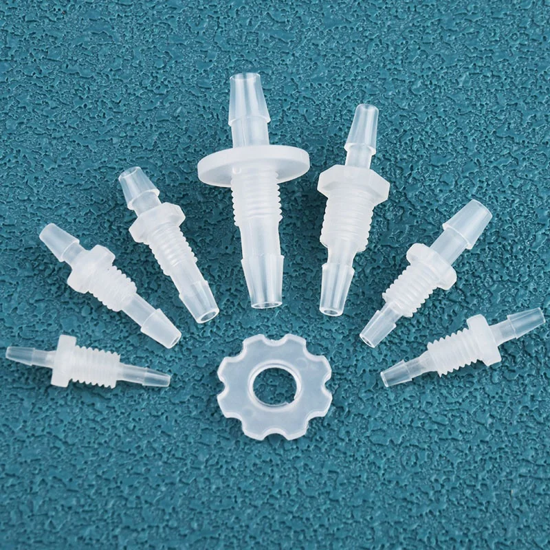 Conectores directos Pagoda para tanque de Acuario, adaptador de bomba de aire, sistema de riego de jardín, juntas de manguera, tamaño Mini 1.6-M6-100 PP, 5 ~ 1,6 piezas