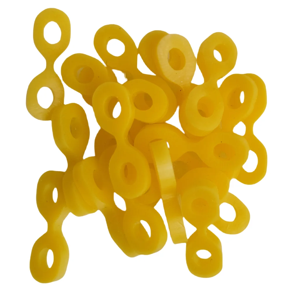 JUMTOP 40 Uds. Matrices de cuña Dental separador de dientes cuñas de fijación de goma elástica juntas de Matrices contorneadas seccionales