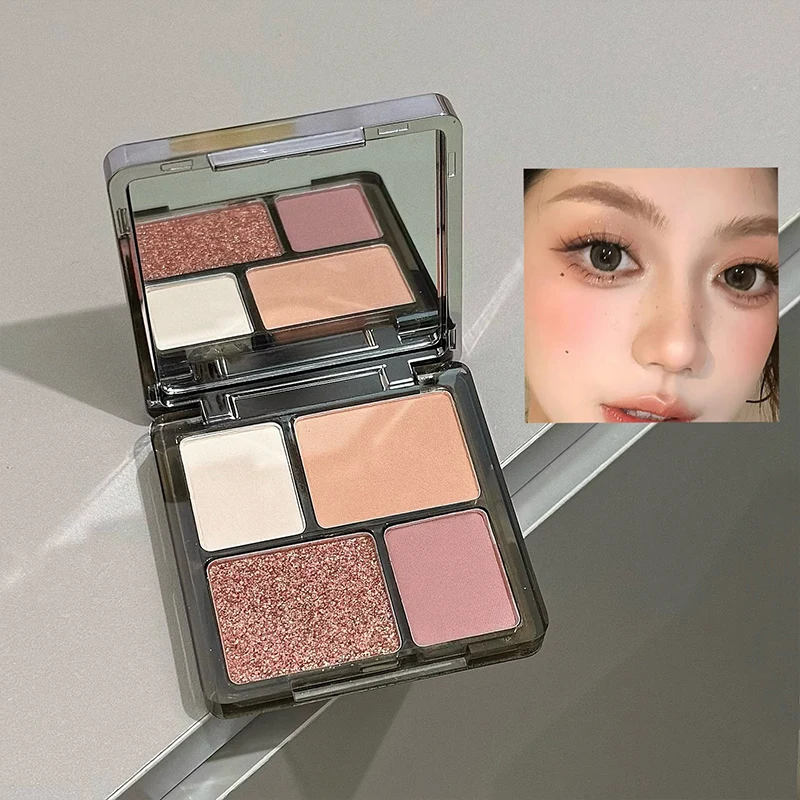 Set de Maquillaje ART VALUE que Incluye 4 Labiales Líquidos, 1 Colorete Facial, 1 Polvo Compacto, 1 Paleta de Sombras de Ojos, 1 Iluminador en Polvo, 8 Piezas de Cosméticos