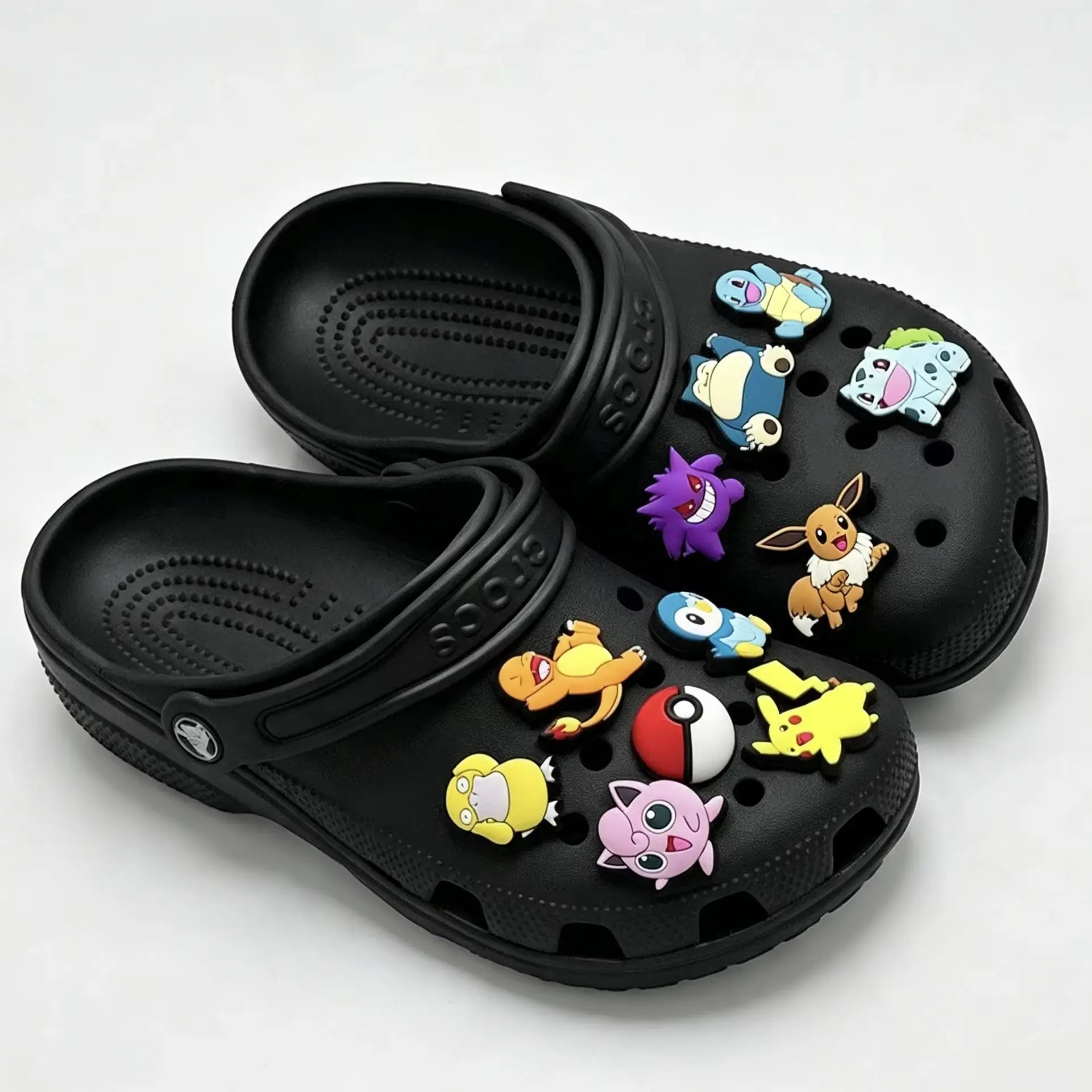 Abalorios DIY de Pokémon para Zapatos, Adornos Creativos de Moda para Crocs, Decoración para Calzado Casual, Exhibición y Diseño