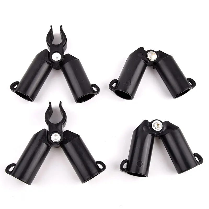 10 Uds soporte para plantas Clips de plástico universales pilares de conector fijo, accesorios ajustables de sujeción de 8/11/16/20mm de diámetro