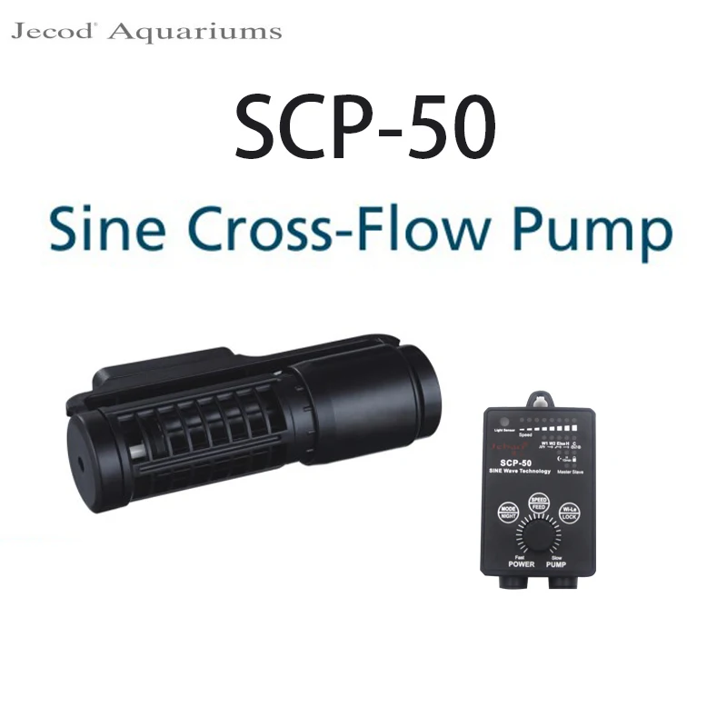 Jebao nuevo SCP-50 ECP-50 WIFI bomba de circulación de onda 12W 1500-5000L/H tanque de coral mini bomba de surf de acuario para vidrio de 8MM