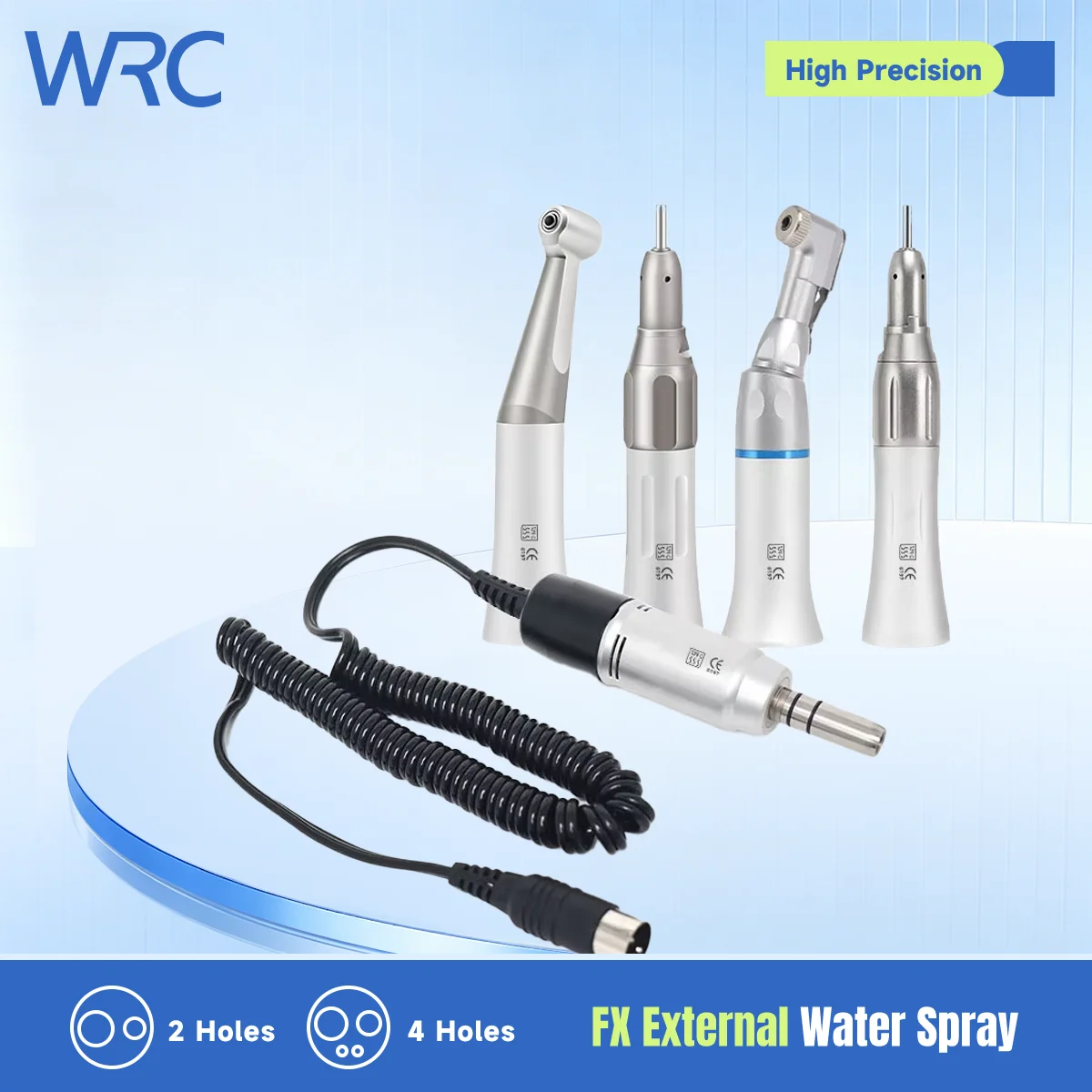 Micromotor dental 108E con conector tipo E, compatible con pieza de mano de baja velocidad, instrumento dental para pulido y rectificado de dientes.