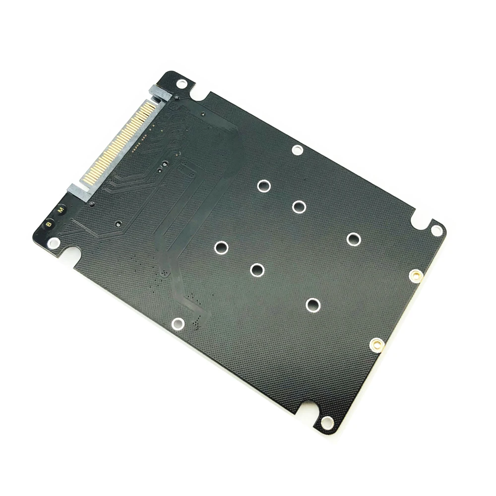Adaptador M.2 SSD a U.2, convertidor 2 en 1 M.2 NVMe SATA-Bus NGFF SSD a PCI-e U.2 SFF-8639 PCIe M2 para ordenador de escritorio y PC