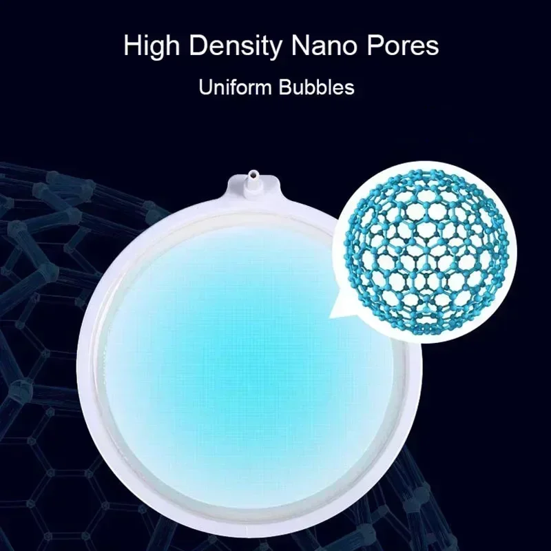 35/50/80/100mm pecera acuario Nano aire piedra oxígeno aireador bomba de estanque de burbujas de aire accesorios de suministro de oxígeno hidropónico