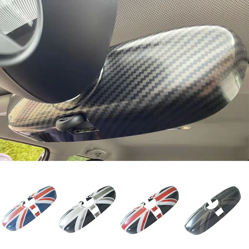 Cubierta para espejo retrovisor Interior de coche, accesorios para MINI One Cooper S JCW R50 R52 R53 R55 R56 R57 R60 F54 F55 F56 F57 F60