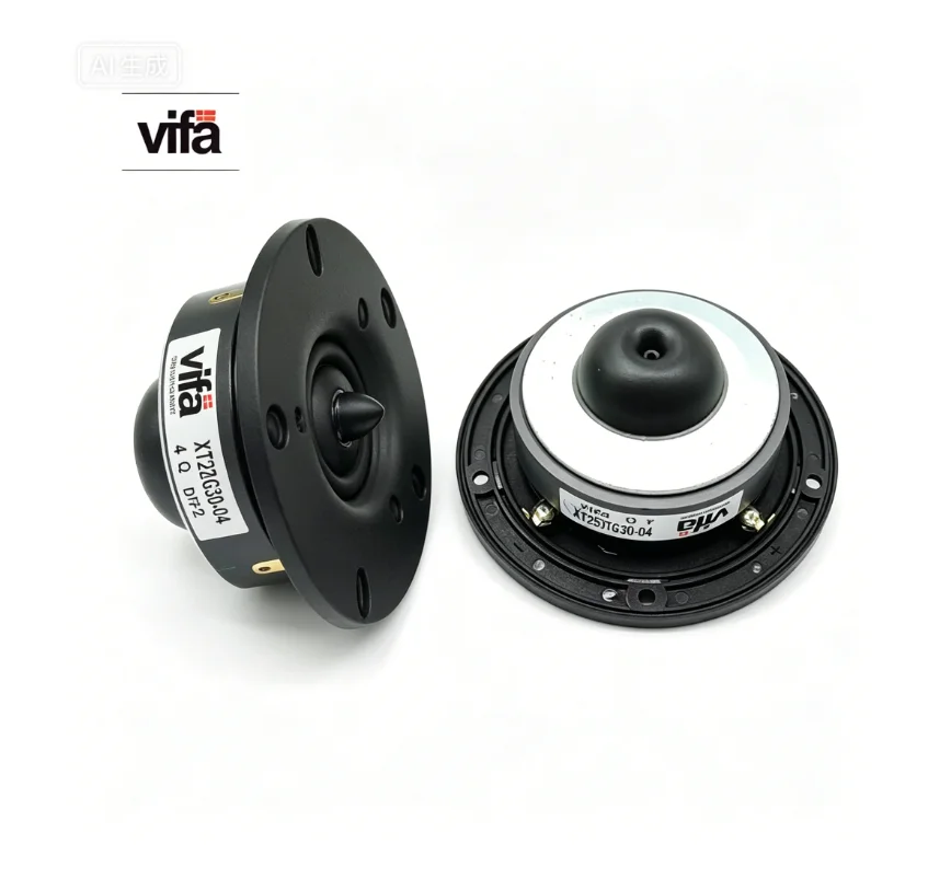 Imán de Apertura de Tweeter Vifa (2 Altavoces) XT25TG30 para Componente de Audio DX25TG09-04