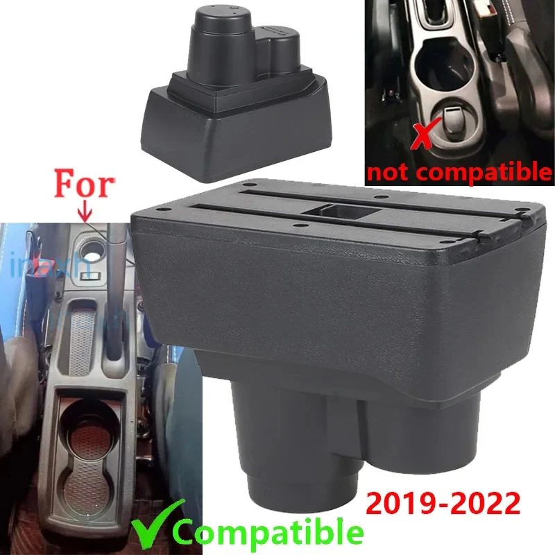 Reposabrazos para Renault Duster, caja de reposabrazos para Dacia Duster 2019-2023, caja de almacenamiento para consola central, accesorios de decoración de cuero