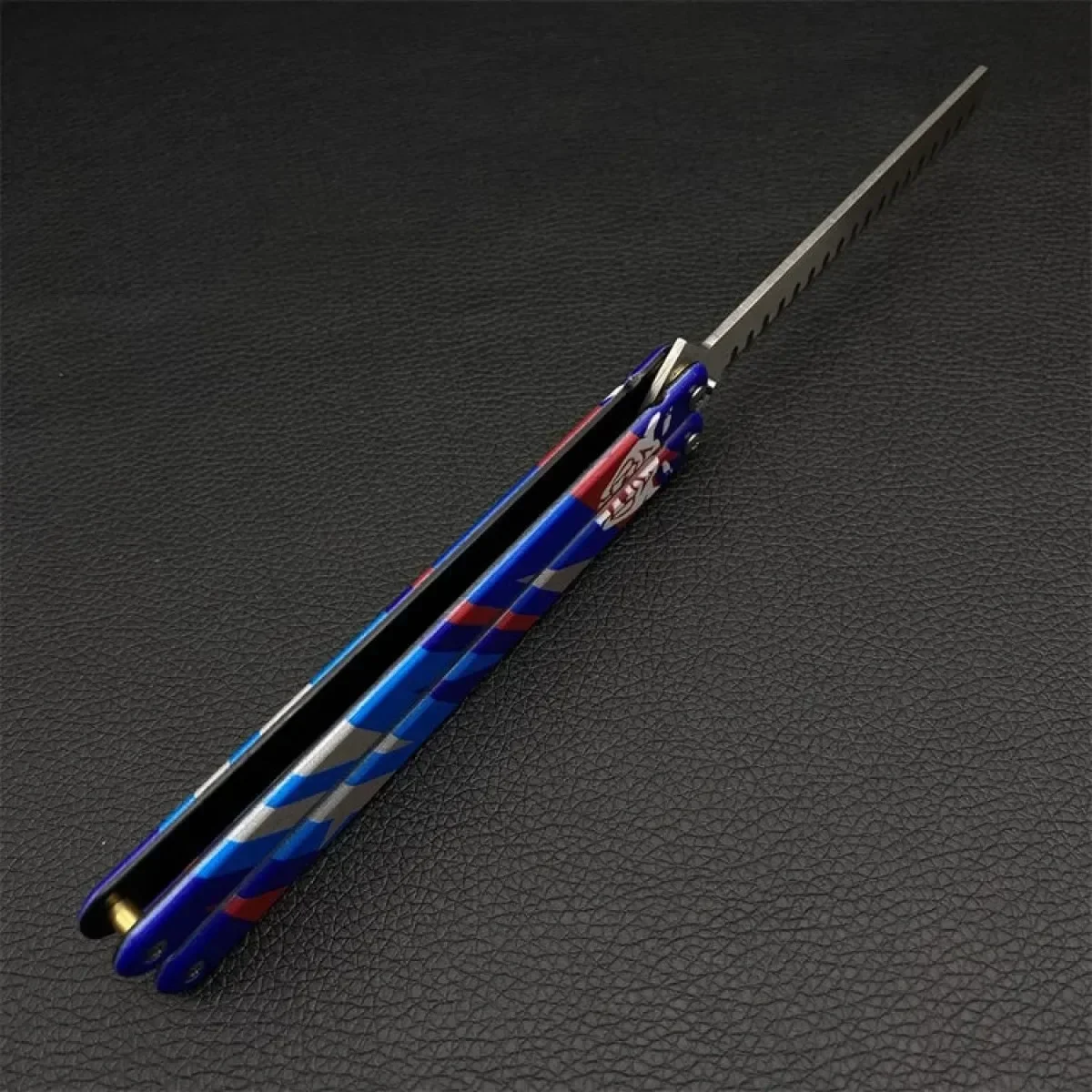 Arma Valorant de 23cm, elegante peine de mariposa de Yoru, GO Vol 2, juego de cuerpo a cuerpo, espada samurái de Metal periférica, modelo de arma, regalos, Juguetes