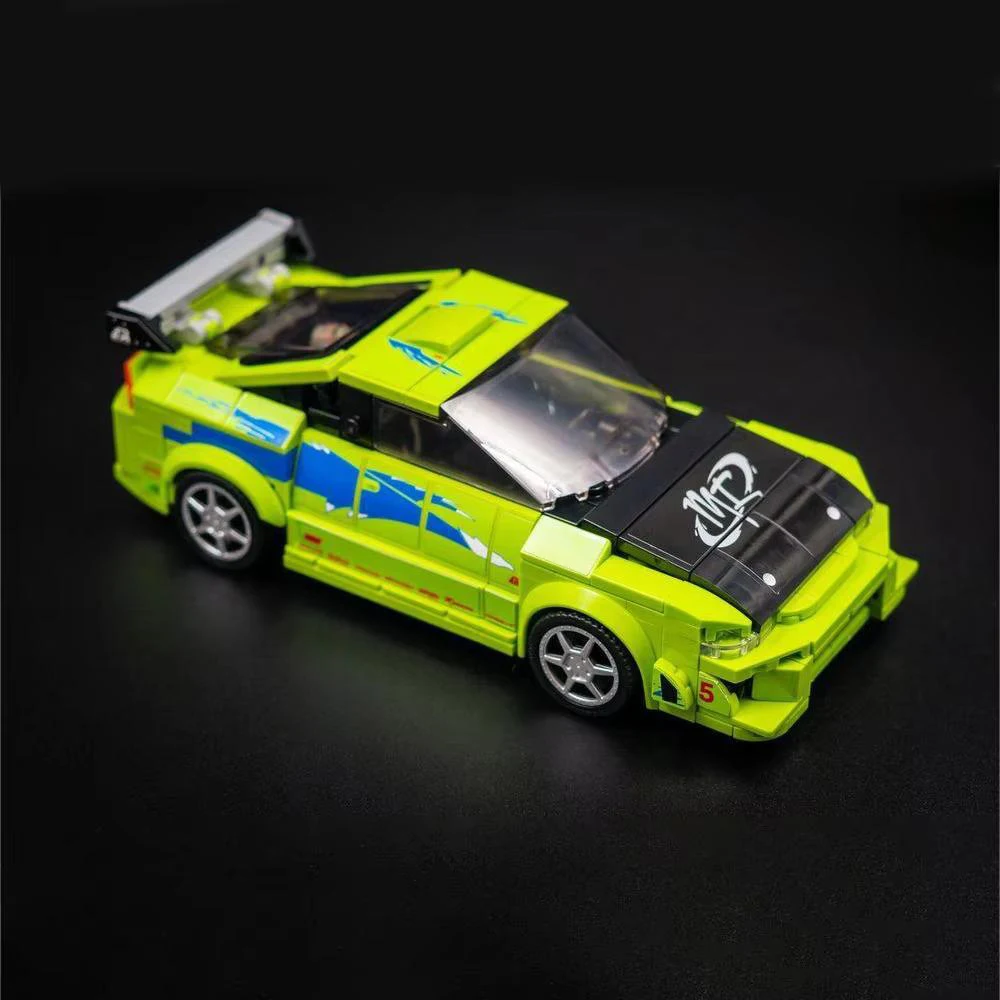 Nueva Velocidad MOC ​ ​ Bloques de Construcción de Modelo de Auto Deportivo Intermedio de la Serie de Carreras, Juguete de Ensamblaje Modular de Auto DIY, Regalo Coleccionable para Adultos