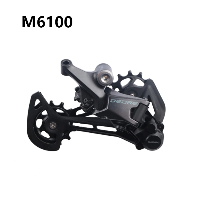 SHIMANO DEORE SL-M6100 derecha RD-M6100 SGS 12 velocidades Shifter desviador trasero Original para bicicletas de montaña MTB piezas de conducción