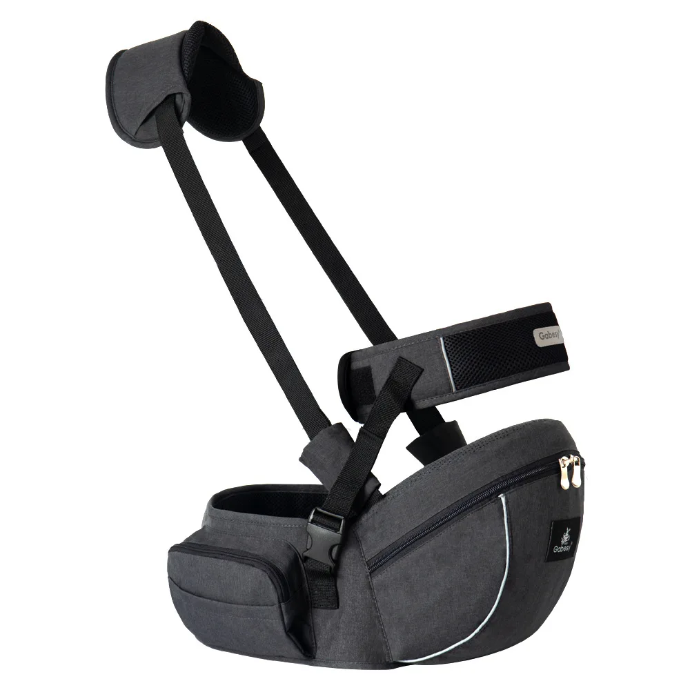 Portabebés ergonómico portátil para bebé, asiento de cadera para niño, taburete de cintura, cabestrillo frontal, portabebés para bebé