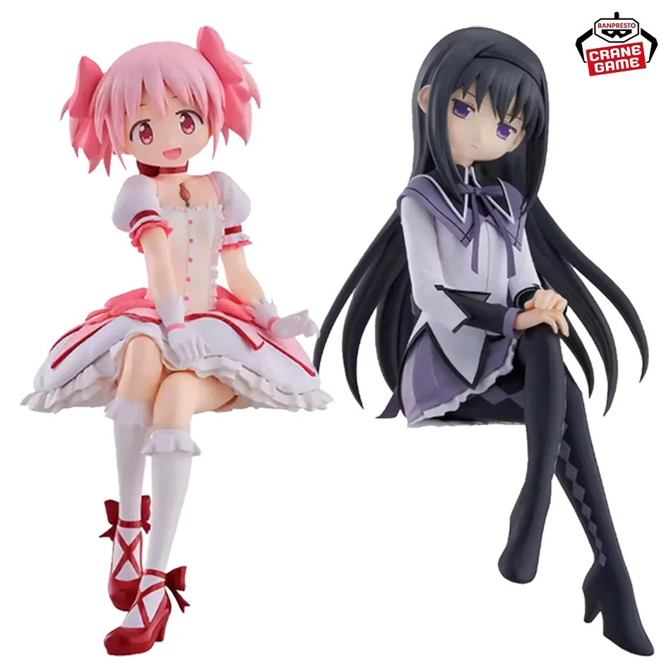 En Stock, Figuras Originales de Bandai de Puella Magi Madoka Magica, Kaname Madoka, Miki Sayaka, Rebellious Stories, Modelo de Personajes de Anime, Regalo