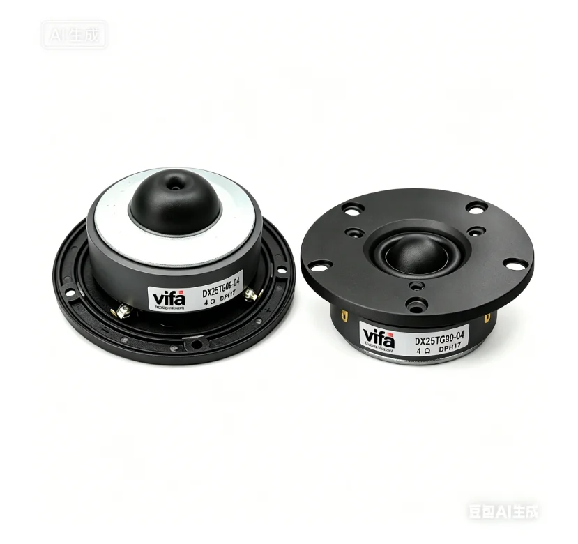 Imán de Apertura de Tweeter Vifa (2 Altavoces) XT25TG30 para Componente de Audio DX25TG09-04