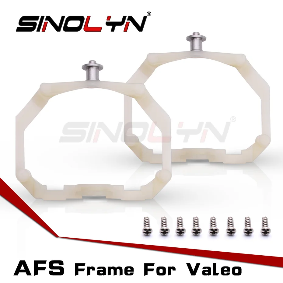 Sinolyn-Marco AFS para Hella 3R G5, reemplazo de lente Valeo Original, adaptador de soporte de montaje, soporte de actualización de faros, accesorios de coche