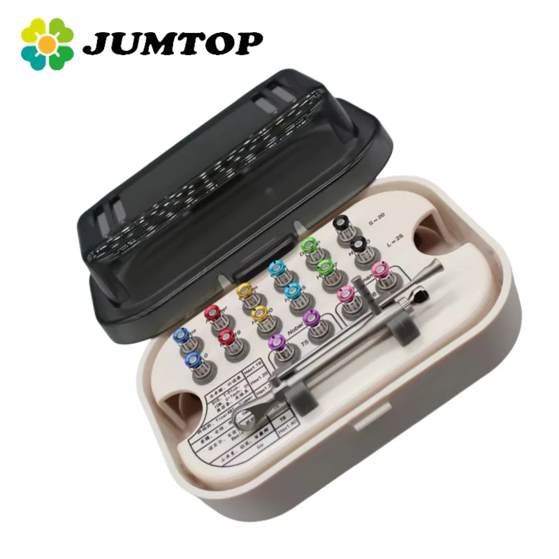 JUMTOP-llave dinamométrica para implante Dental, trinquete 10-70NCM, herramientas de reparación de destornilladores y Kit de llaves