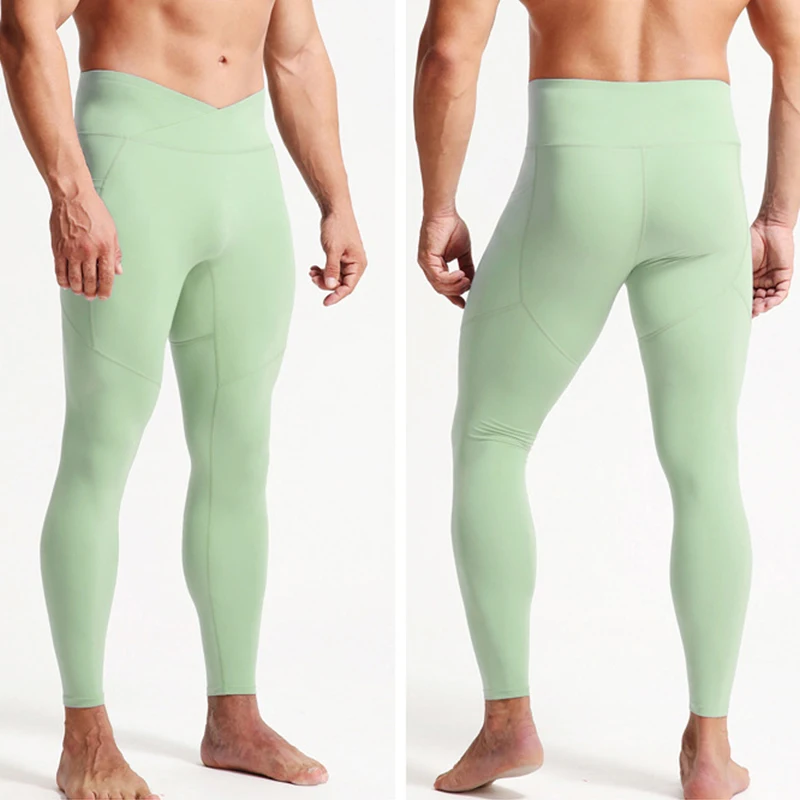 Verano primavera otoño hombres mallas para correr gimnasio pantalones de bolsillo masculino baloncesto fútbol Fitness ejercicio deporte mallas largas 24