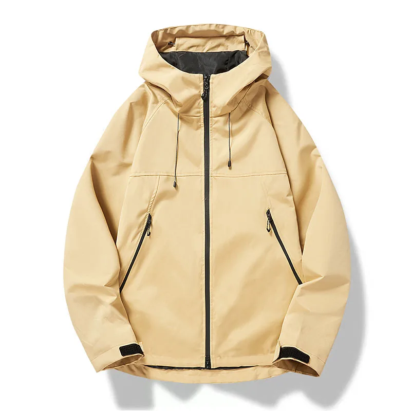 Chaquetas con capucha para hombre, chaqueta deportiva para exteriores, impermeable, transpirable, ropa deportiva para parejas, abrigos de senderismo Unisex, prendas de vestir, ropa para hombre