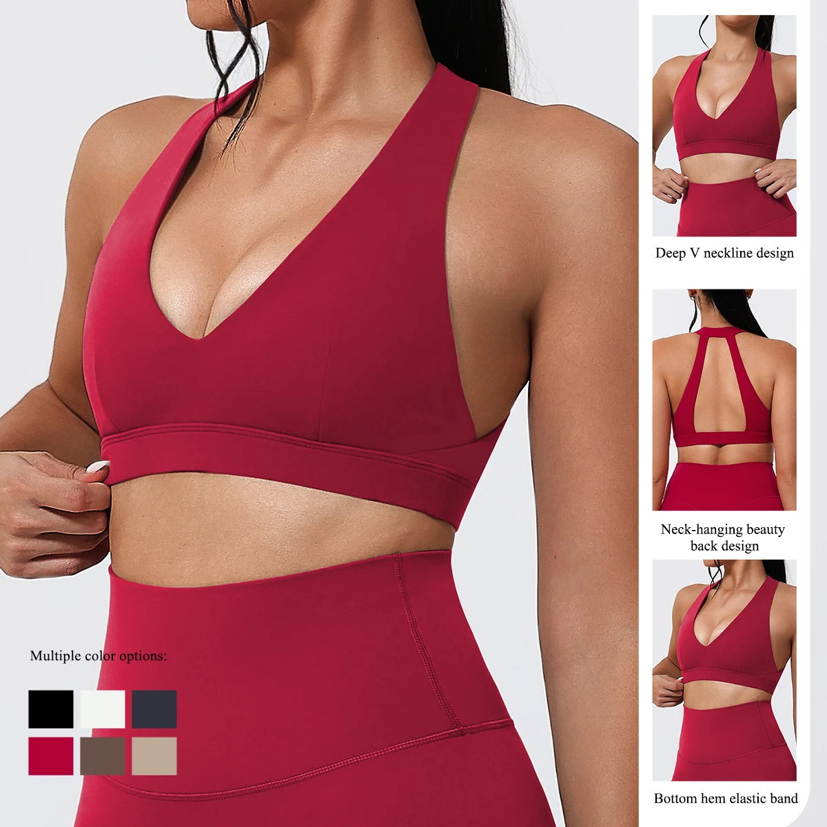 Hearuisavy-Sujetador deportivo de verano para mujer, sujetador para Pilates, Yoga, ropa interior para gimnasio, ropa interior para correr, a prueba de golpes, transpirable, de secado rápido, Top deportivo para niñas