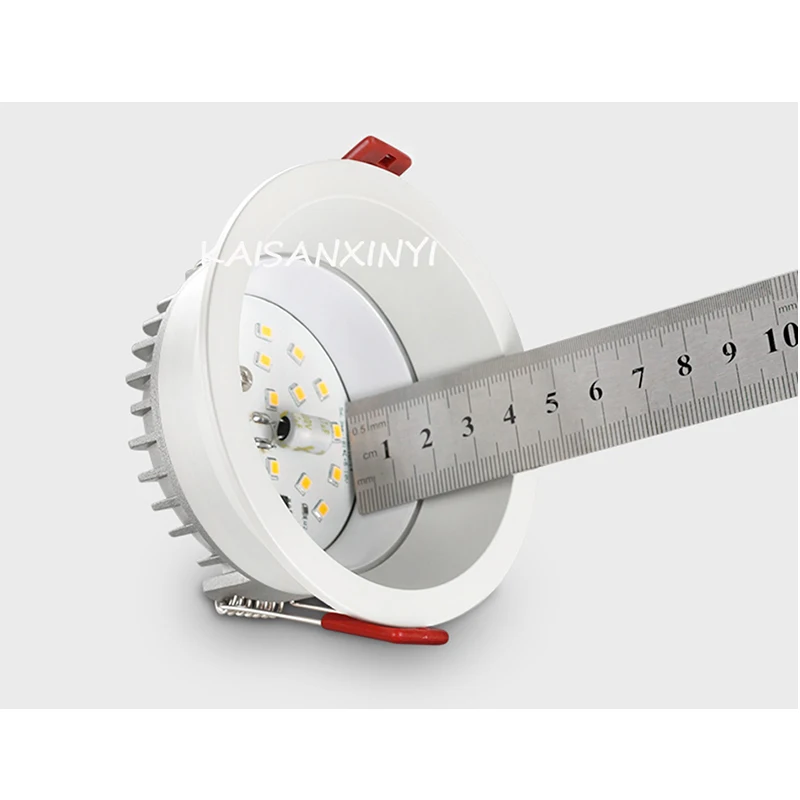 Luz empotrada antideslumbrante LED COB Downlight 12W 9W 220V lámpara de techo foco 5W 7W hogar sala de estar dormitorio iluminación interior