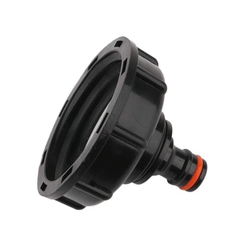 Adaptador de tanque IBC de 1/2 "y 3/4", conector de agua para jardín, piezas de ajuste de válvula de repuesto de rosca gruesa de 60mm