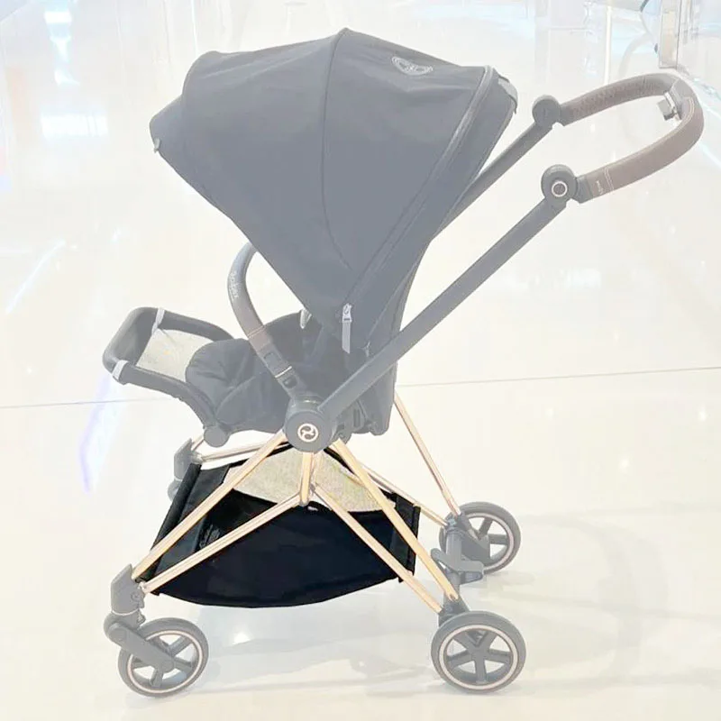 Cesta de almacenamiento para cochecito Cybex Mios Buggy, incluye Mios 2/3, cesta de compras, bolsa de pañales para cochecito, reemplazo directo de accesorios para bebé
