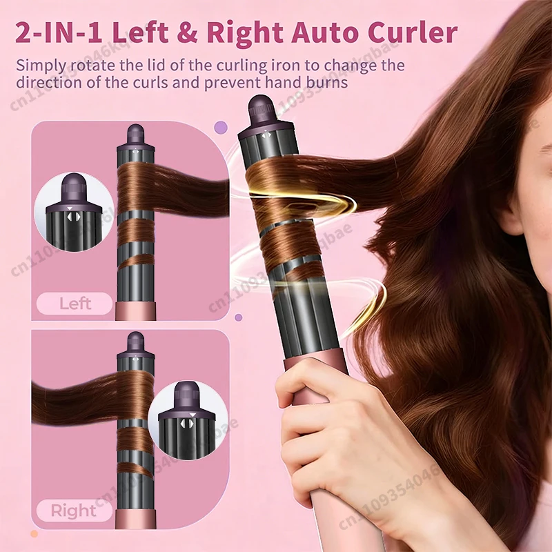 Sencicimen 6 en 1, Secador de Pelo Profesional con Iones Negativos, Set de Herramientas de Peinado para Rizar, Dar Volumen y Alisar el Cabello