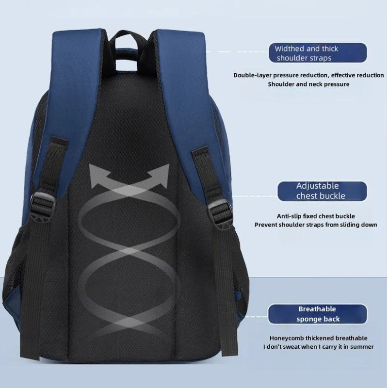 Mochila Escolar Impermeable para Niños. Gran Capacidad, Buen Agarre y Función Impermeable. Adecuado para adolescentes, niños y niñas. Transpirable