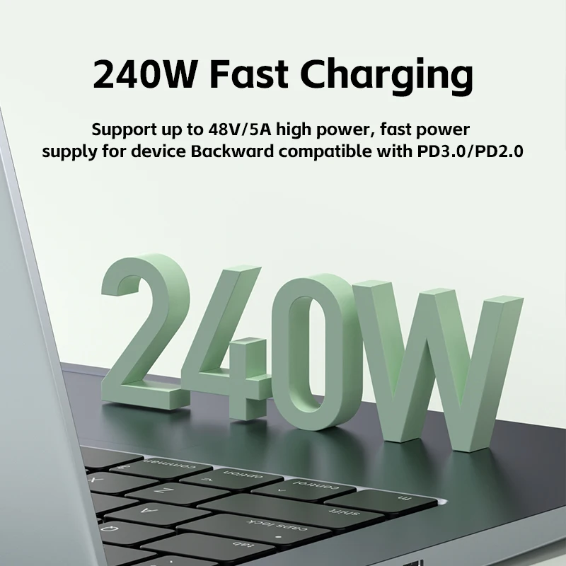Hagibis USB 4 Cable Llavero portátil Cable corto USB C a tipo C 240W 40Gbps para Thunderbolt 3/4 iPhone 17 Pro SSD Power Bank
