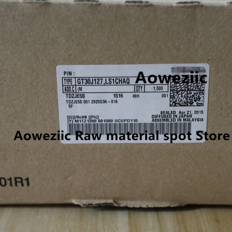 Aoweziic-fuente de alimentación Original importada, GT30J127, 30J127, TO-220F, LCD, 100%