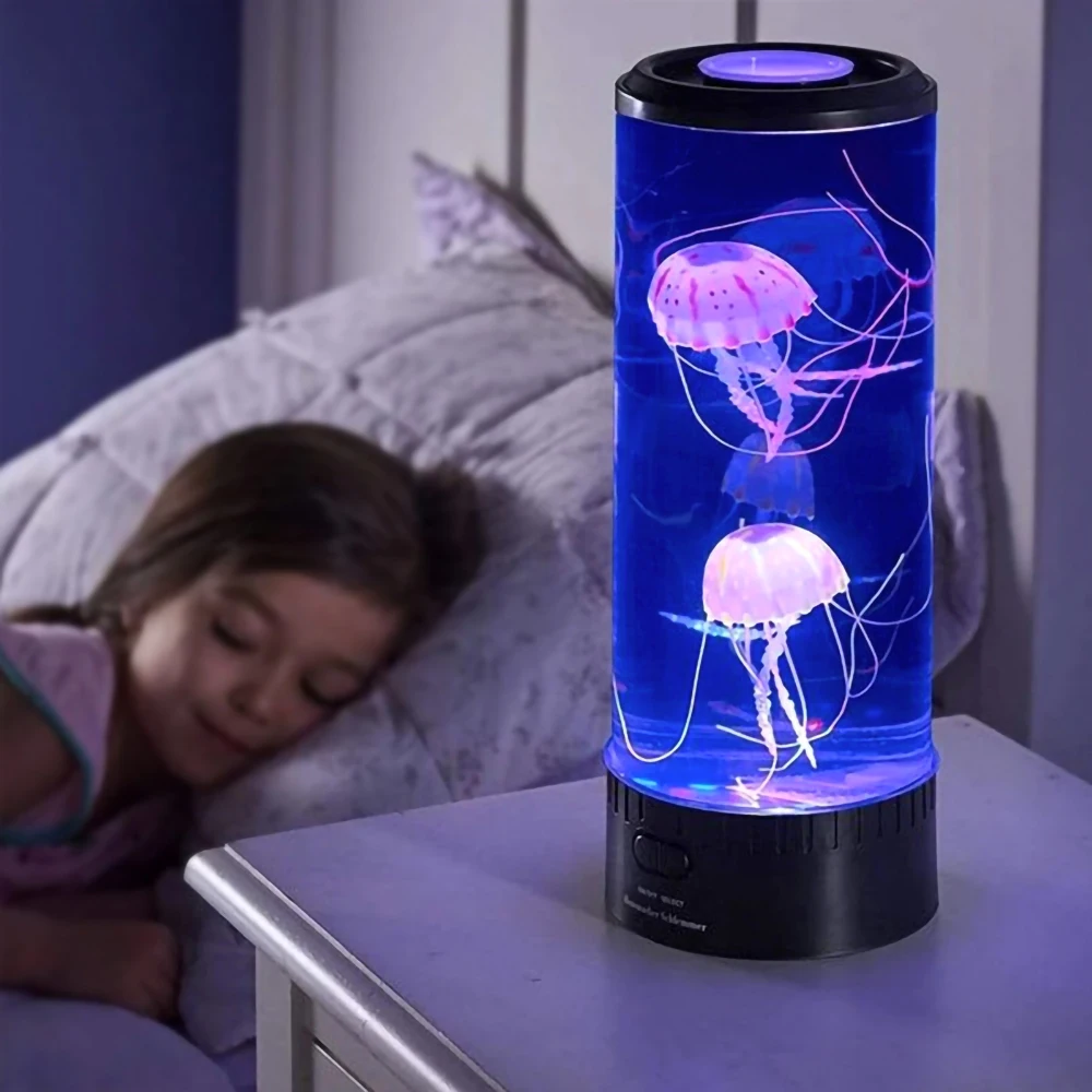 Lámpara de medusa que cambia de Color, luz nocturna de mesa alimentada por Usb/batería, regalo para niños, decoración del hogar y dormitorio, regalos de cumpleaños para niños y niñas