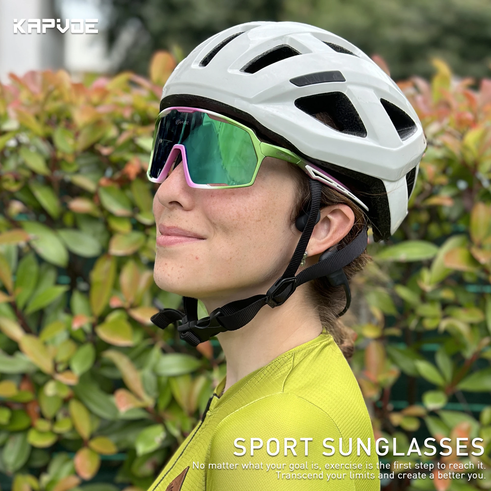 Kapvoe Nuevas Gafas de Sol para Hombre, Gafas Deportivas UV400 para Ciclismo, Gafas para Bicicleta de Montaña MTB, Gafas para Mujer, Gafas para Patinaje de Velocidad en Carretera