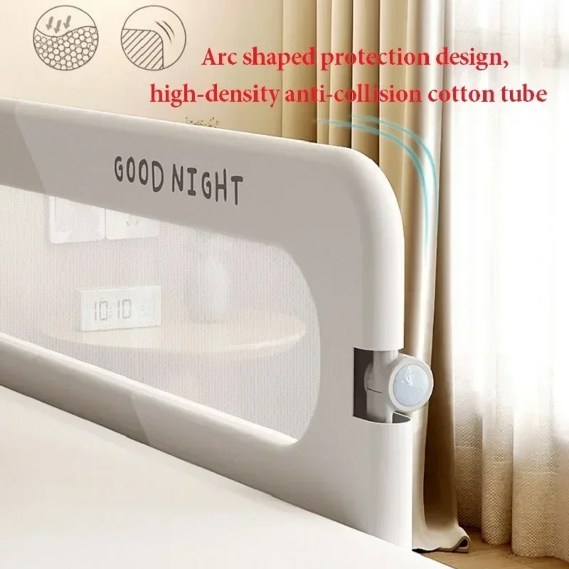Barandilla plegable para cama de bebé, barandilla de seguridad para cama, protector de cama portátil para niños, barrera protectora, valla de seguridad anticaída