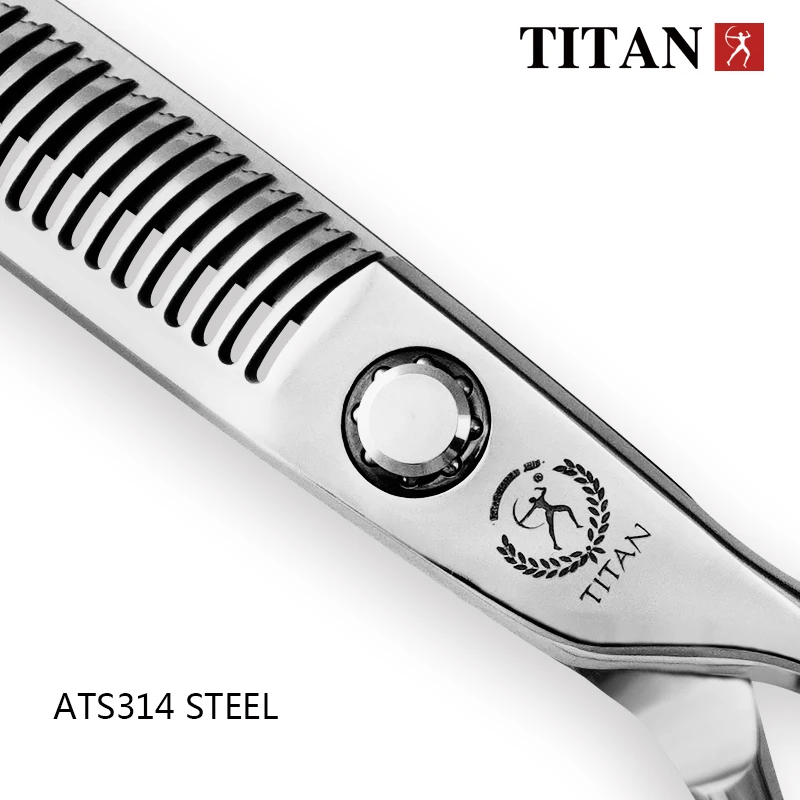 Juego de Tijeras de Peluquería Profesionales TITAN, Herramientas de Corte para Salón de Belleza, Tijeras de Barbero de 6.0 Pulgadas