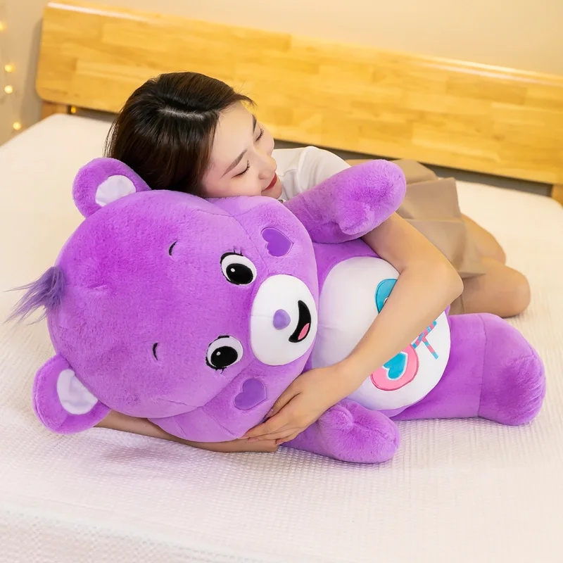 Oso de Peluche Carebears Kawaii de 30CM, Adorable Oso de Peluche Colorido de Anime, Muñeco de Peluche para Decoración de Habitación, Regalo de Cumpleaños