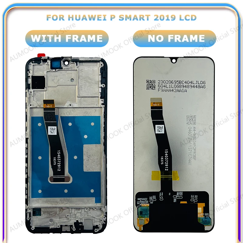 Para Huawei P Smart 2019 pantalla LCD MONTAJE DE digitalizador con pantalla táctil con marco POT-LX1 POT-LX3 pantalla LCD reemplazar piezas de reparación