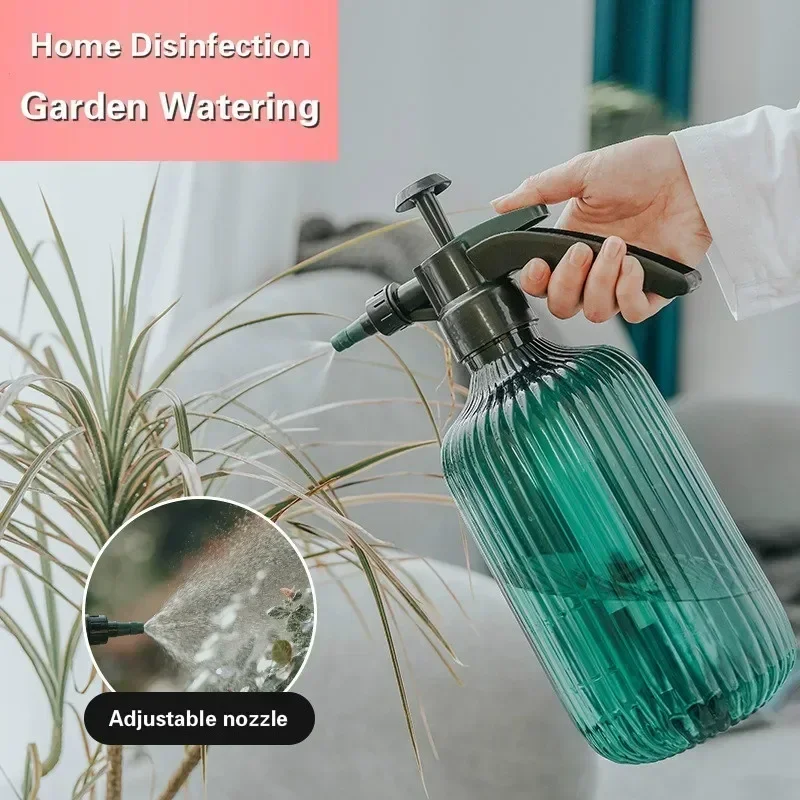 Botella pulverizadora de jardín a presión portátil de 2L, hervidor de agua para plantas y flores, rociador presurizado, accesorios de herramientas de jardinería