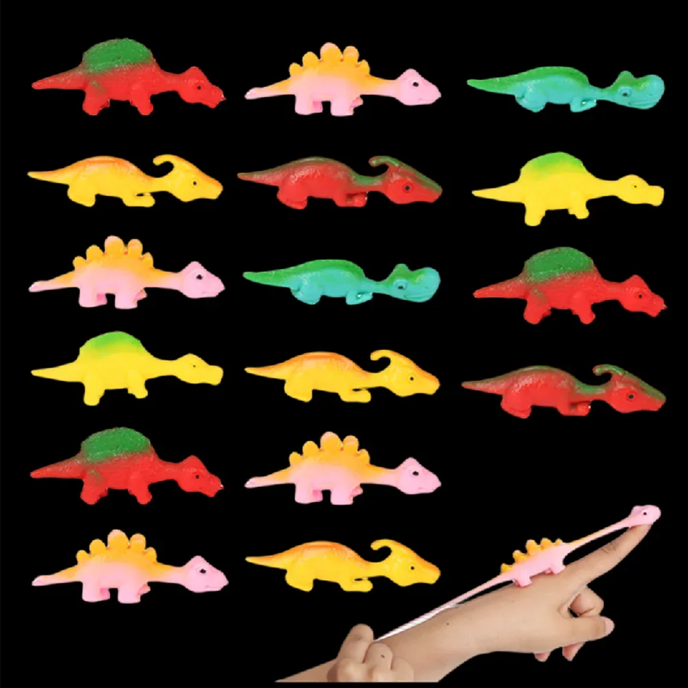10-50 Piezas de Catapultas de Dedo Coloridas con Forma de Dinosaurio, Juegos para Niños, Regalos para Fiestas de Cumpleaños, Baby Shower, Navidad, Carnaval
