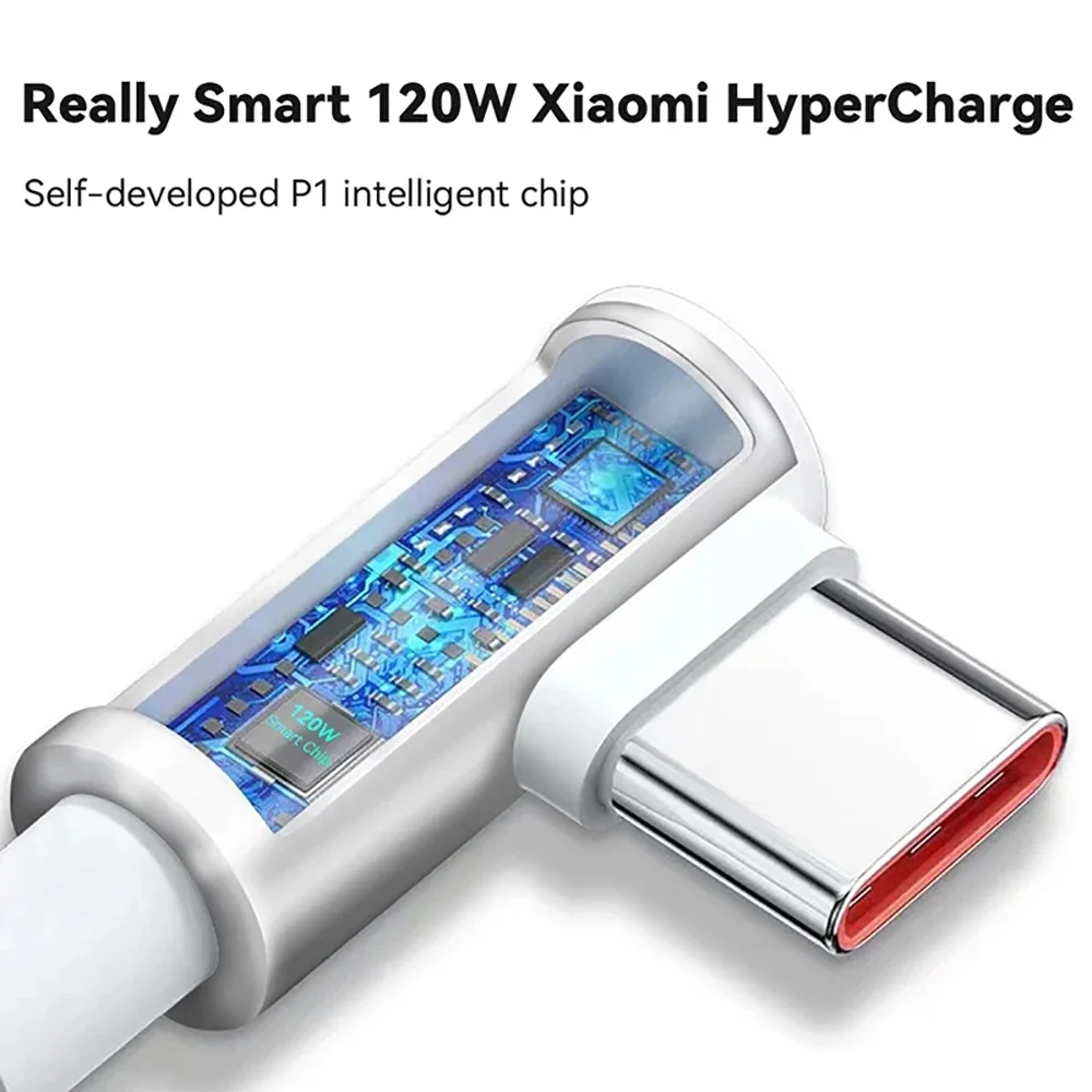 Cable de carga rápida USB tipo C de 120W para Xiaomi 14 13 Pro Ultra, Cable de carga rápida USB A a tipo C para teléfono, accesorios para Note 12