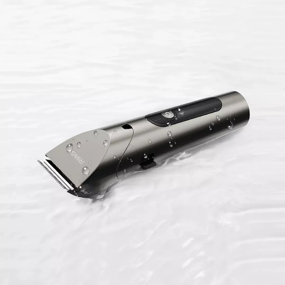 Youpin RIWA Maquina De Cortar Cabello Cortadora De Pelo Trimmer Barbero Cortapelos Profesional Hombre Maquinilla De Cortar Pelo Con Pantalla LED Cortapelo Dispositivo Lavable y Recargable Cabezal Cortador Acero