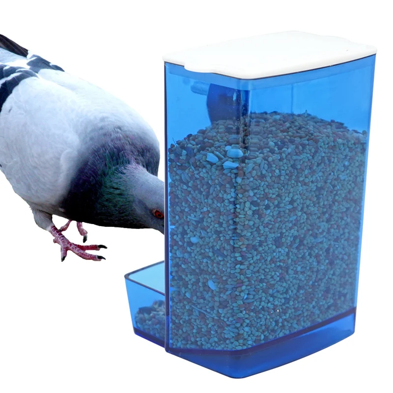 Comedero automático para pájaros, jaula para codornices y loros, caja alimentadora colgante, montaje automático antiderrames, periquito, cacatúa, Conure, dispensador de alimentos